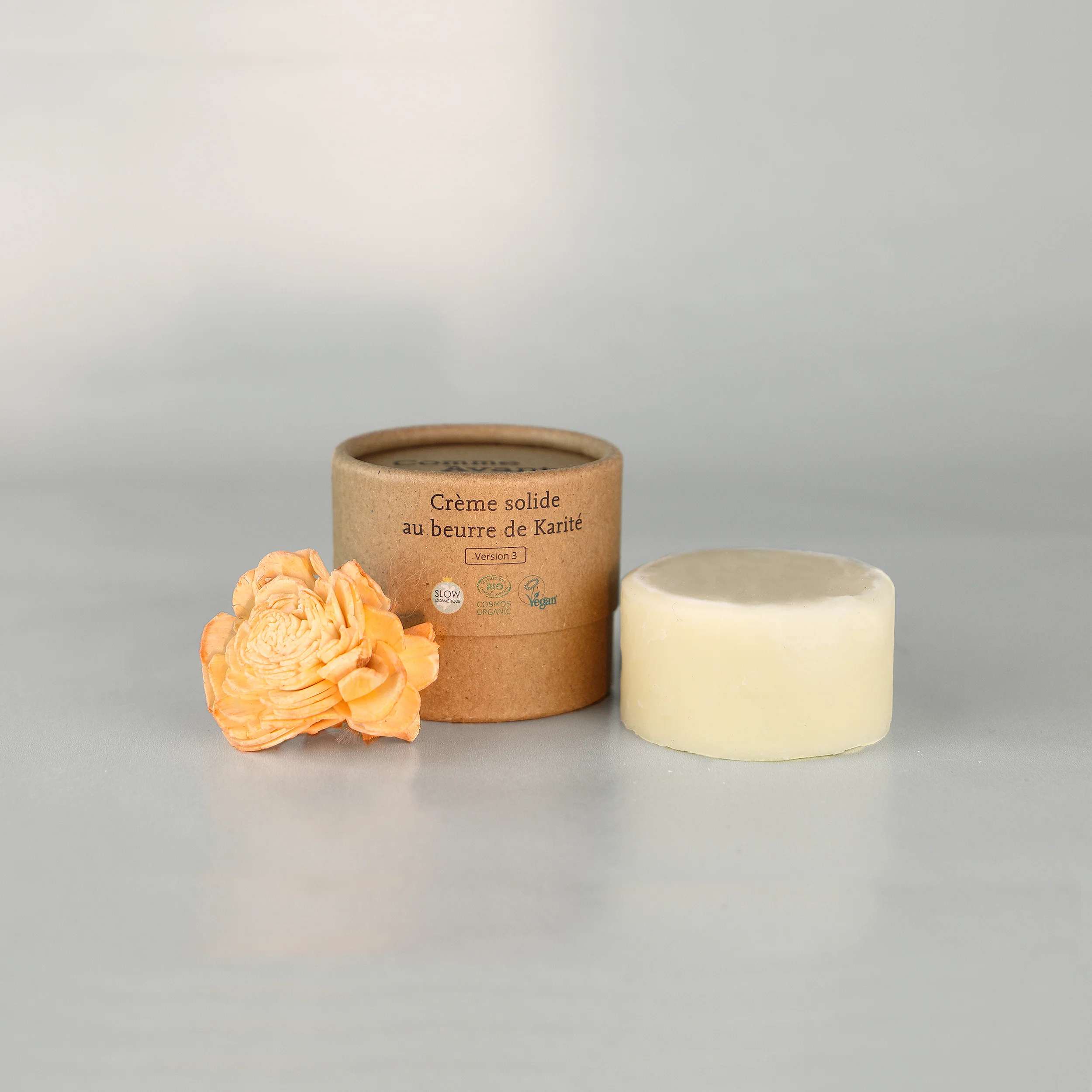 Crème naturelle solide au beurre de Karité