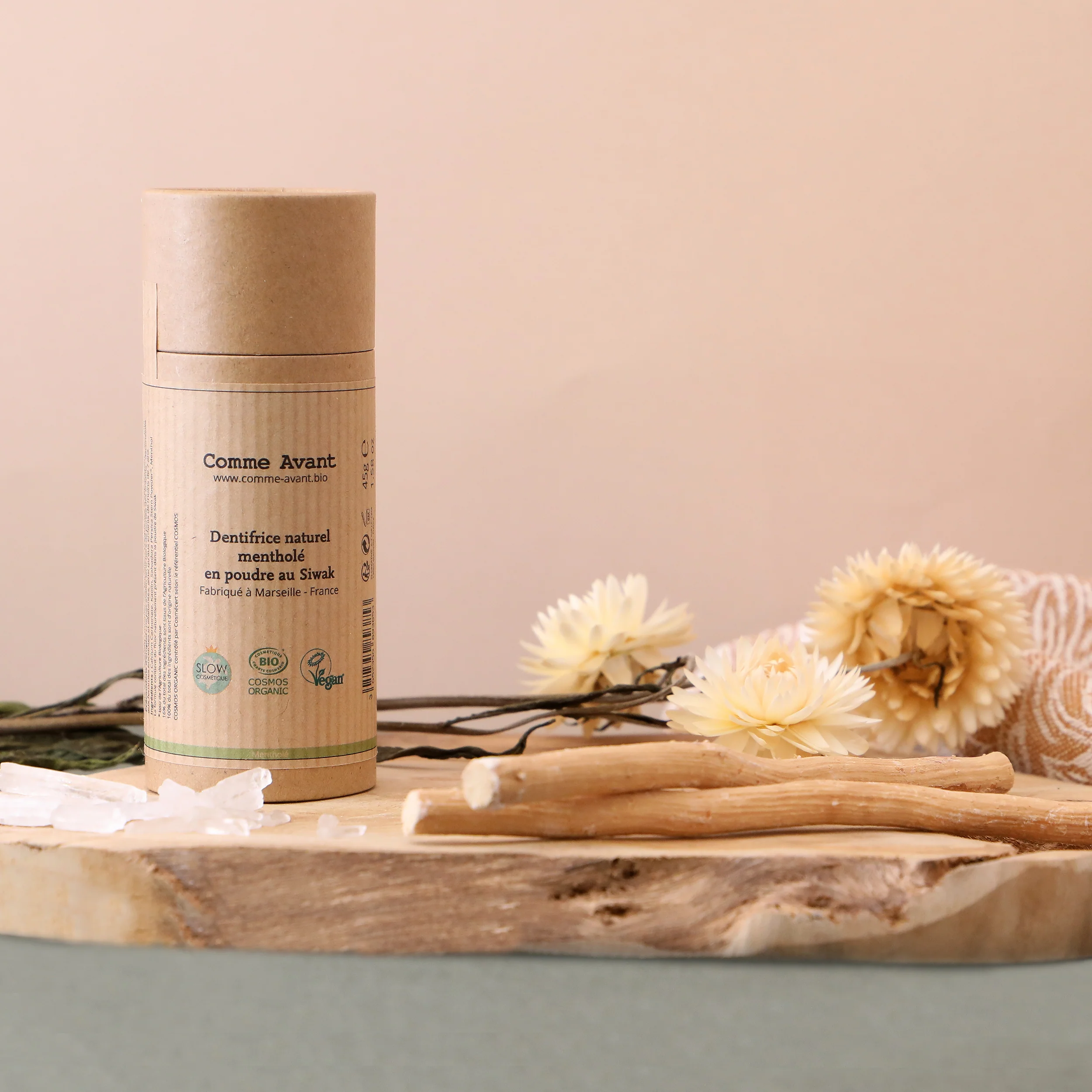Dentifrice naturel en poudre au Siwak Comme Avant