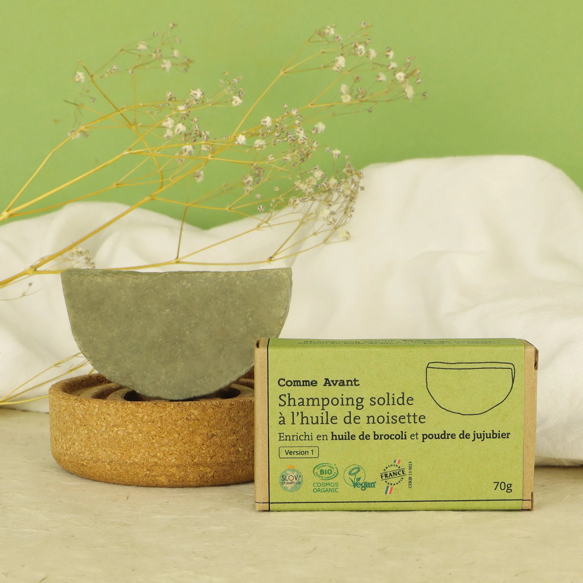 Shampoing solide à l&rsquo;huile de brocoli