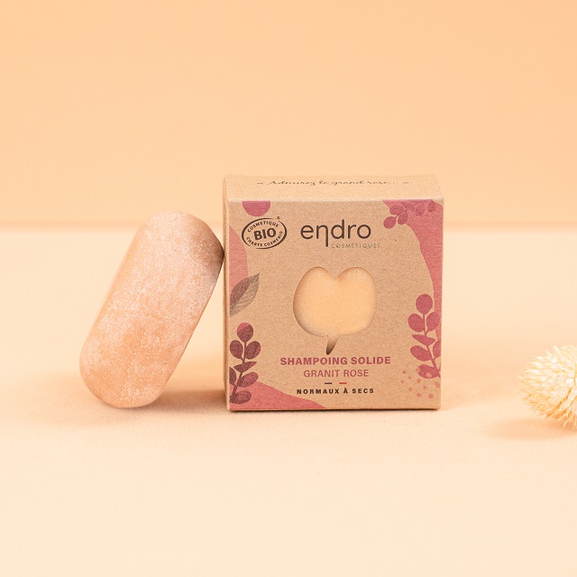 Nouveau shampoing solide BIO – Granit rose