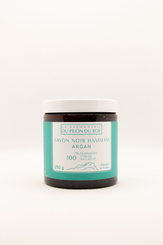 Savon noir Hammam Argan Bio et Eucalyptus 250g – La Savonnerie du Pilon du Roy