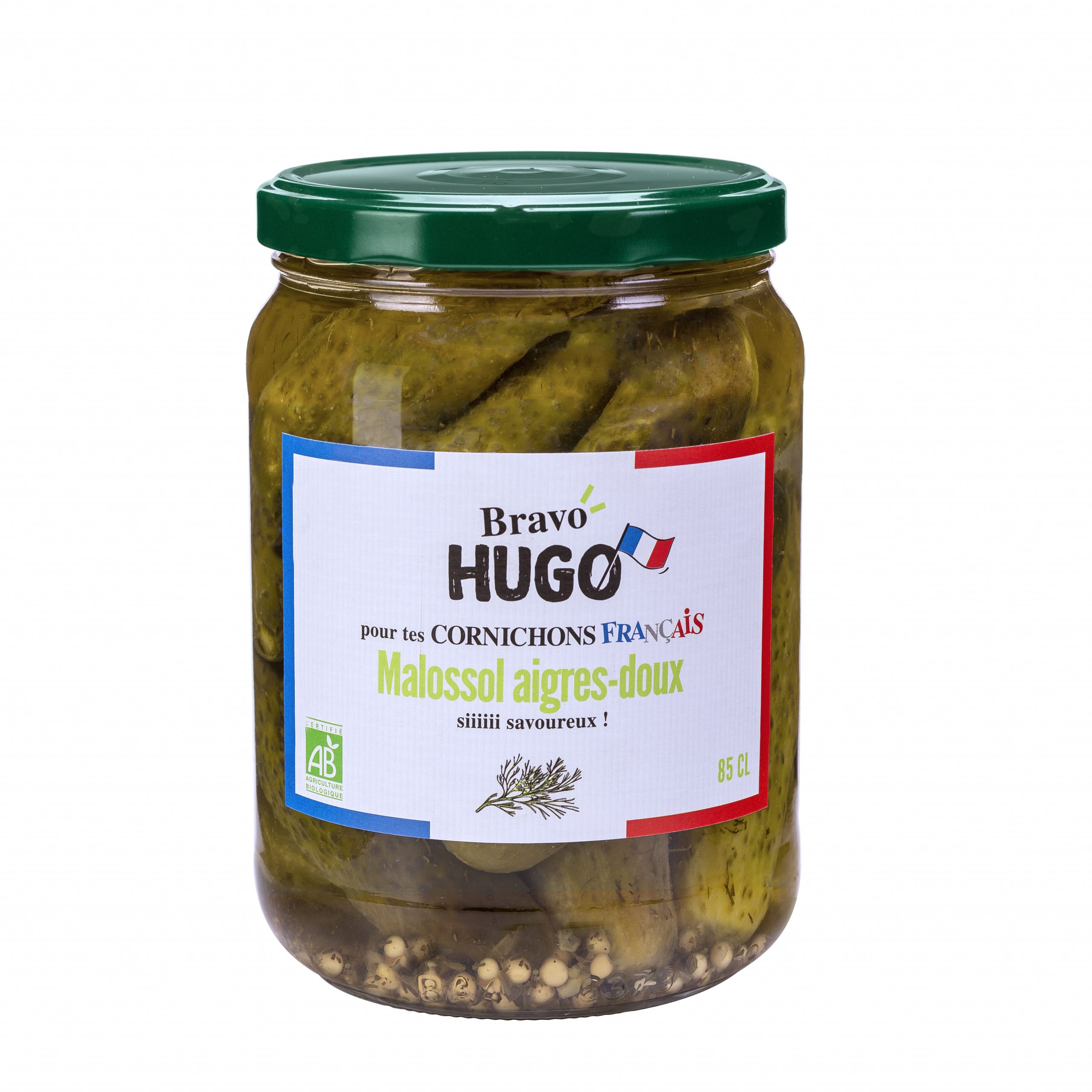 Cornichons Malossol Français aigre-doux 85cl